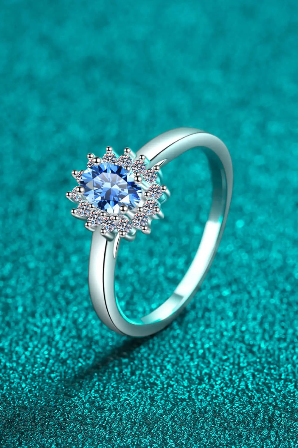 Lovcia Adored On My Own Moissanite Ring-Rings-Cobalt Blue-4-Cobalt Blue