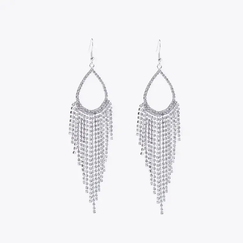 Lovcia Alloy Dangle Earrings-Earrings-Transparent-One Size-Transparent