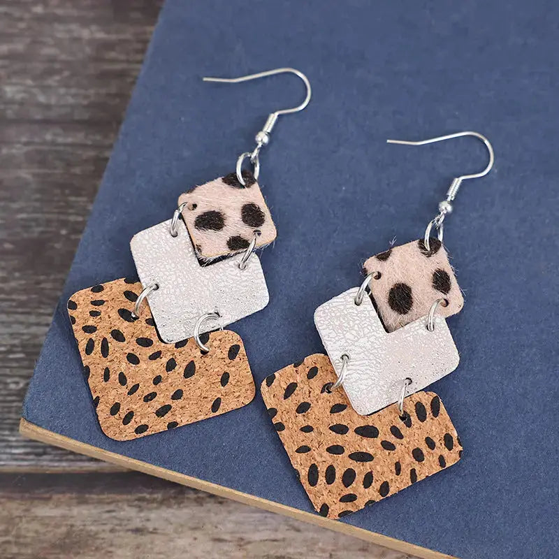 Lovcia Alloy Drop Earrings-Earrings-Sand-One Size-Sand