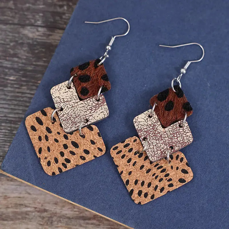 Lovcia Alloy Drop Earrings-Earrings-Sand-One Size-Sand