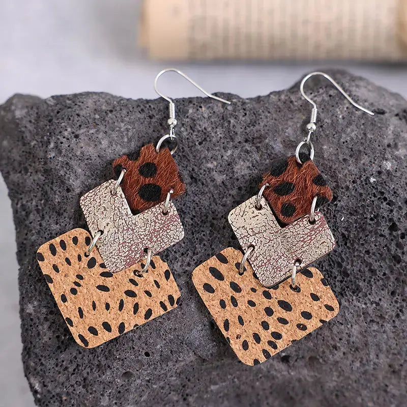 Lovcia Alloy Drop Earrings-Earrings-Sand-One Size-Sand