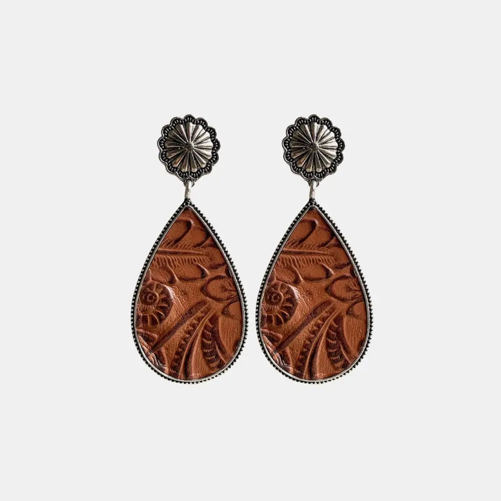 Lovcia Alloy Teardrop Earrings-Earrings-Mint Blue-One Size-Mint Blue