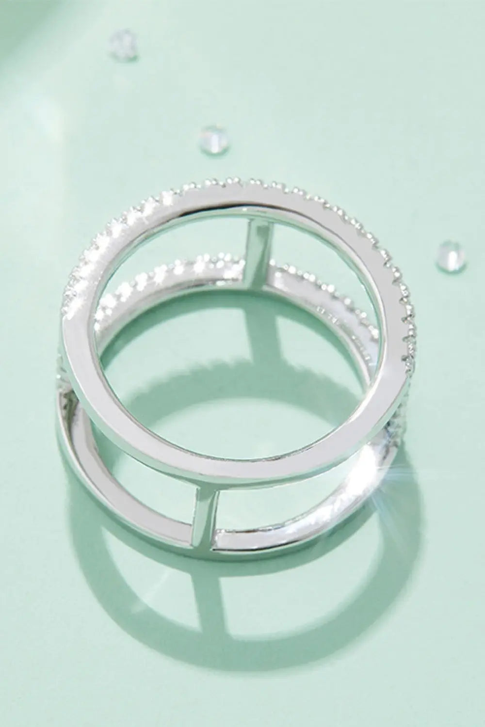Lovcia Always Get Better Moissanite Ring-Rings-Silver-5.5-Silver