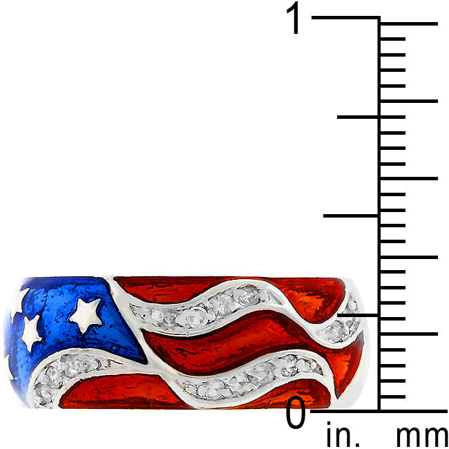 Lovcia American Spirit Zirconia Ring-Rings-5-5