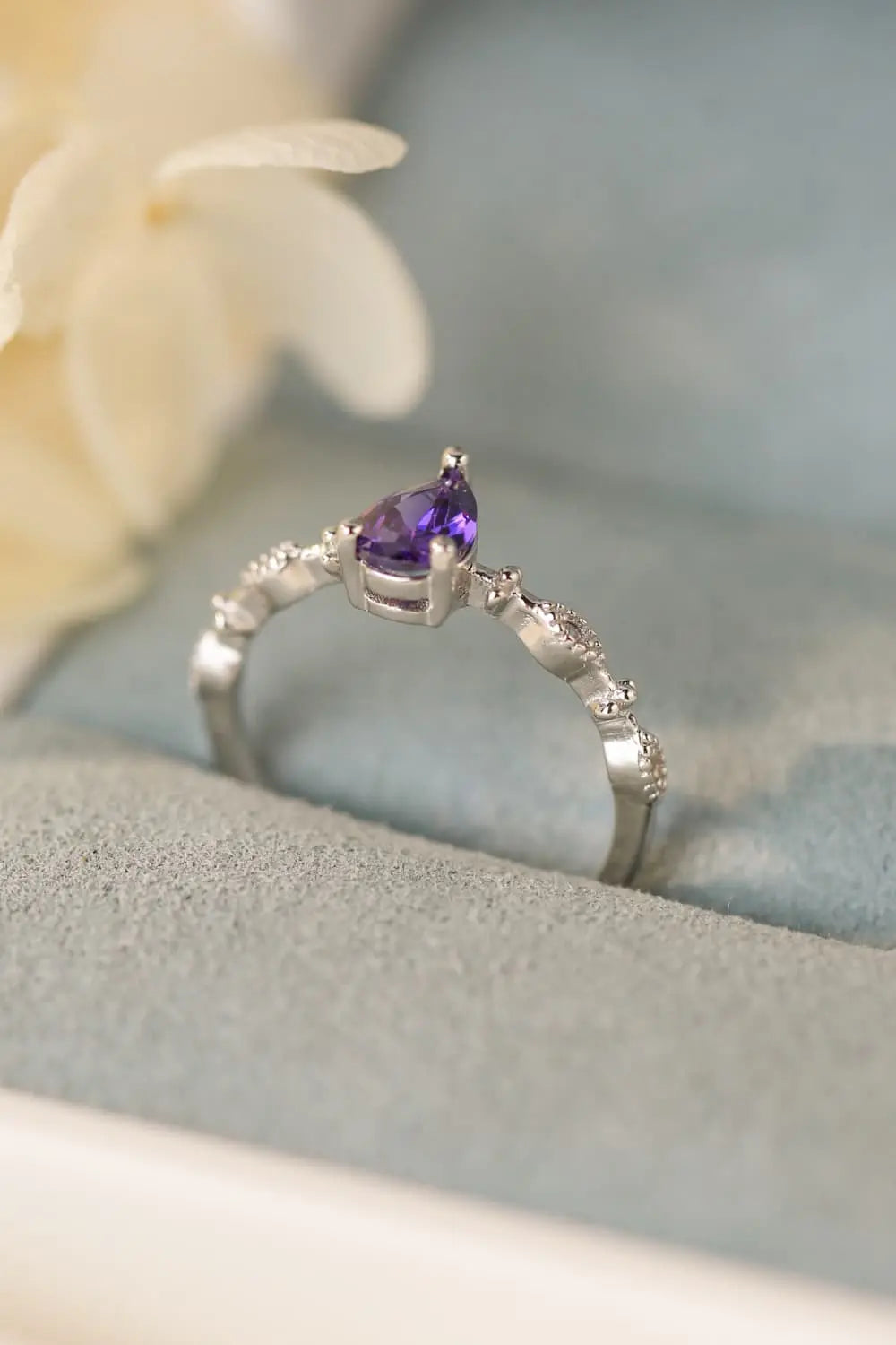 Lovcia Amethyst 925 Sterling Silver Ring-Rings-Violet-5-Violet