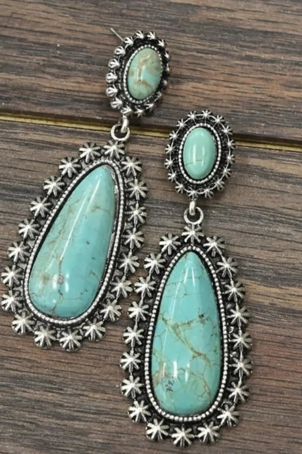 Lovcia Artificial Turquoise Earrings-Earrings-Turquoise-One Size-Turquoise