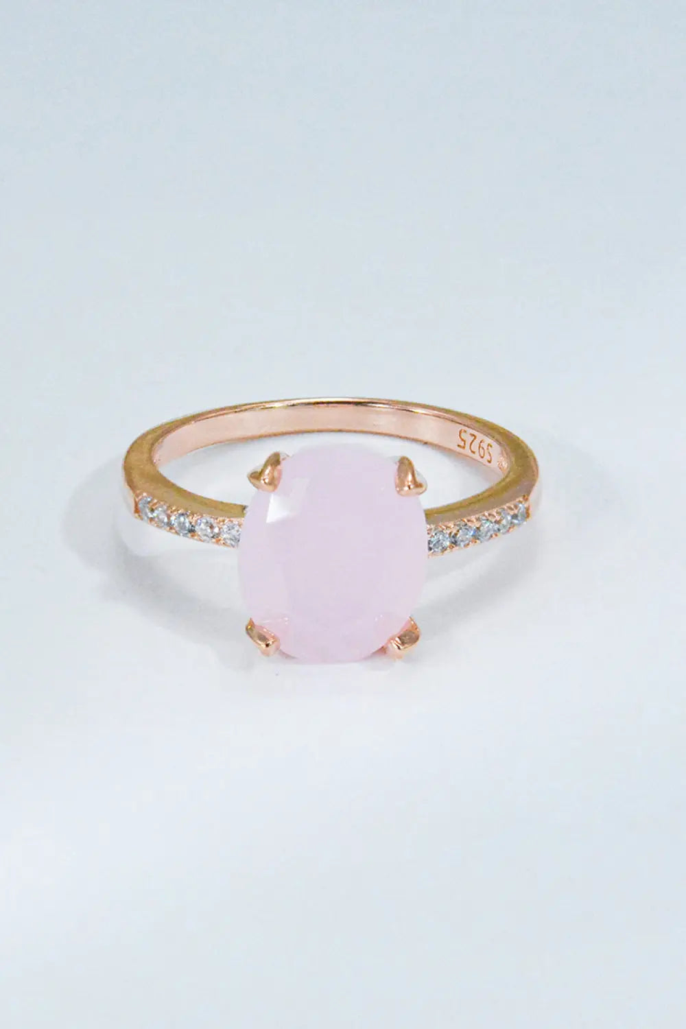 Lovcia Be There Quartz Ring-Rings-Pink-6-Pink