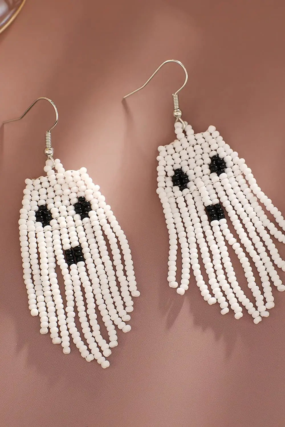 Lovcia Beaded Dangle Earrings-Earrings-Black-One Size-Black