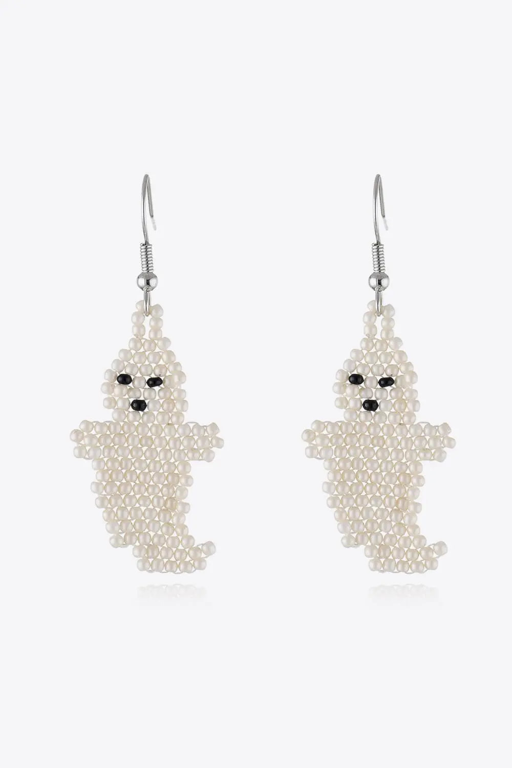 Lovcia Beaded Dangle Earrings-Earrings-Ivory-One Size-Ivory