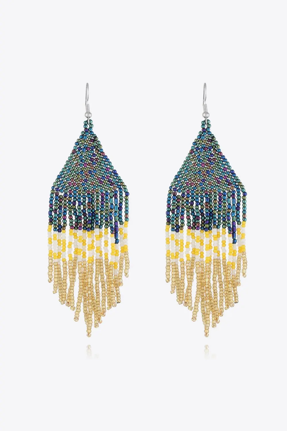 Lovcia Beaded Dangle Earrings-Earrings-Multicolor-One Size-Multicolor