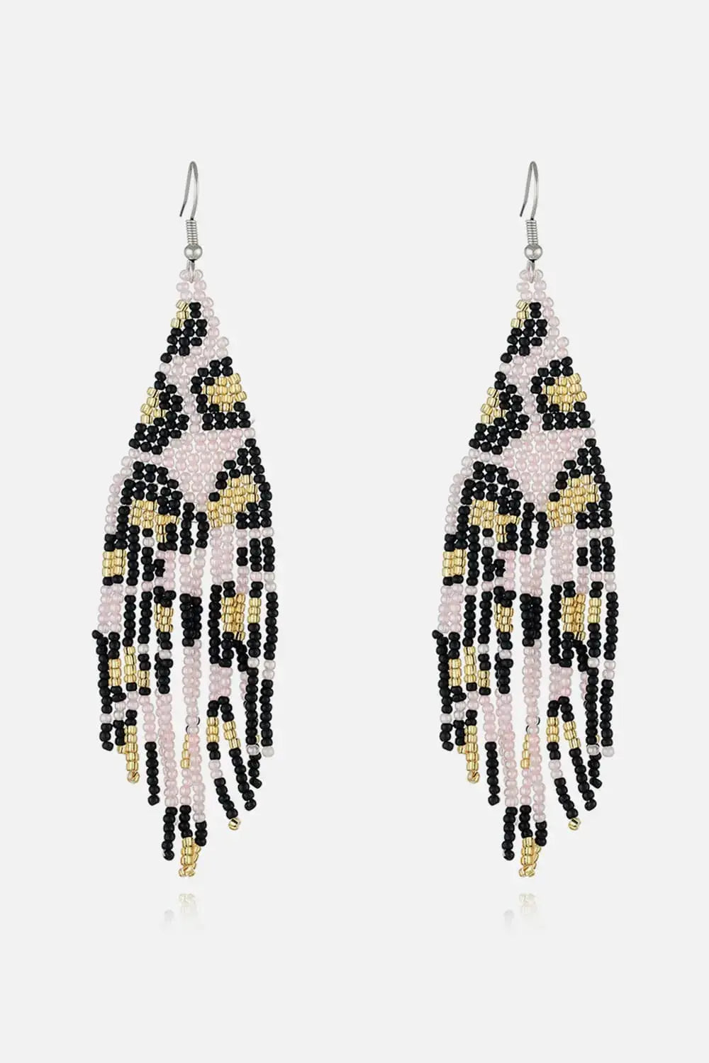 Lovcia Beaded Dangle Earrings-Earrings-Sherbet-One Size-Sherbet