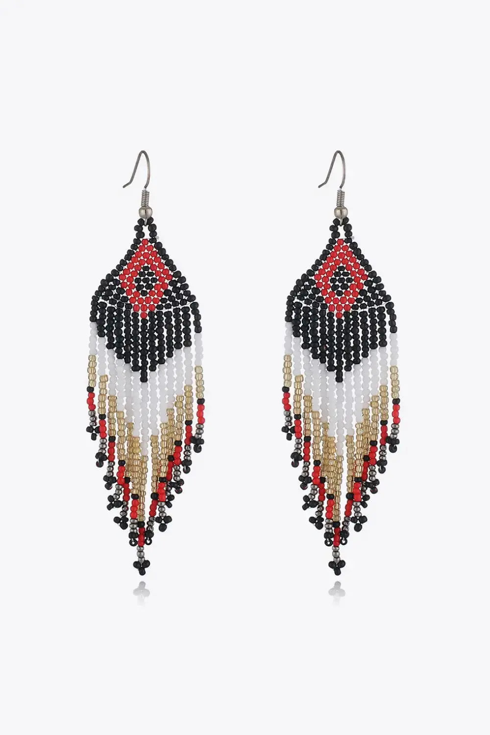 Lovcia Beaded Dangle Earrings-Earrings-Style A-One Size-Style A