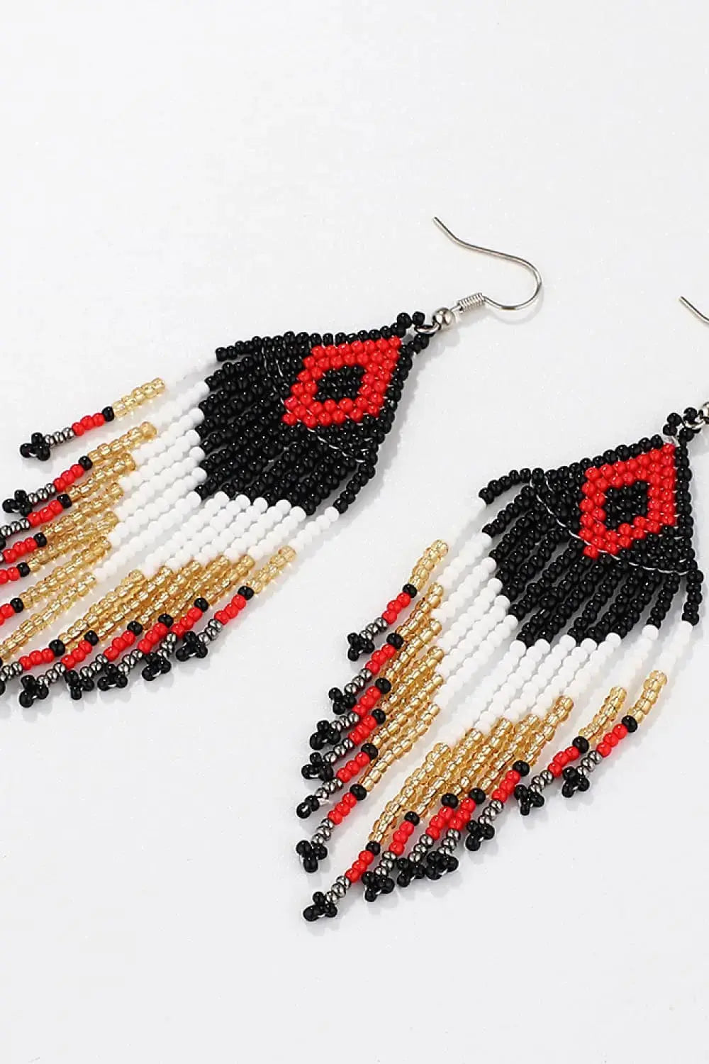 Lovcia Beaded Dangle Earrings-Earrings-Style A-One Size-Style A