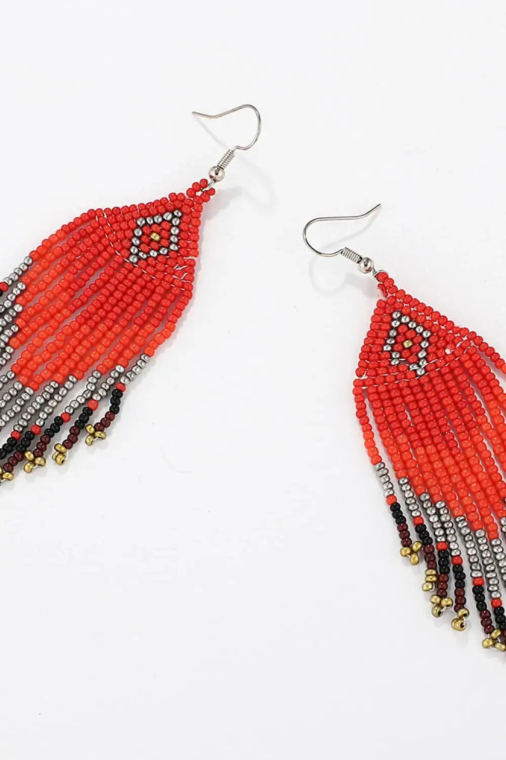 Lovcia Beaded Dangle Earrings-Earrings-Style A-One Size-Style A