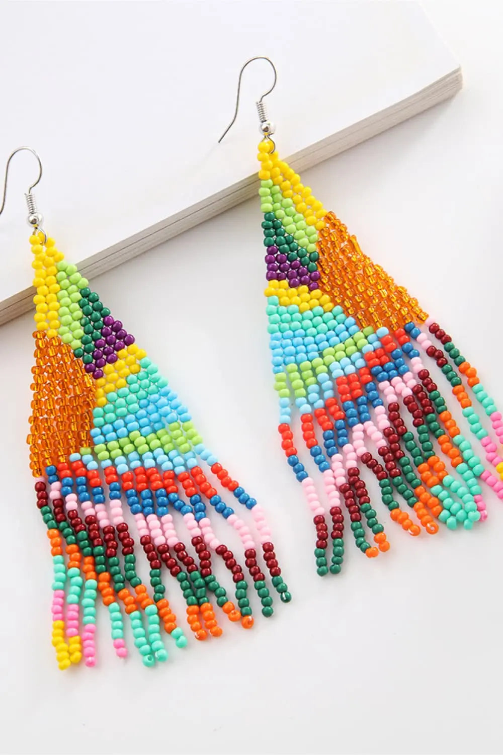 Lovcia Beaded Dangle Earrings-Earrings-Style A-One Size-Style A