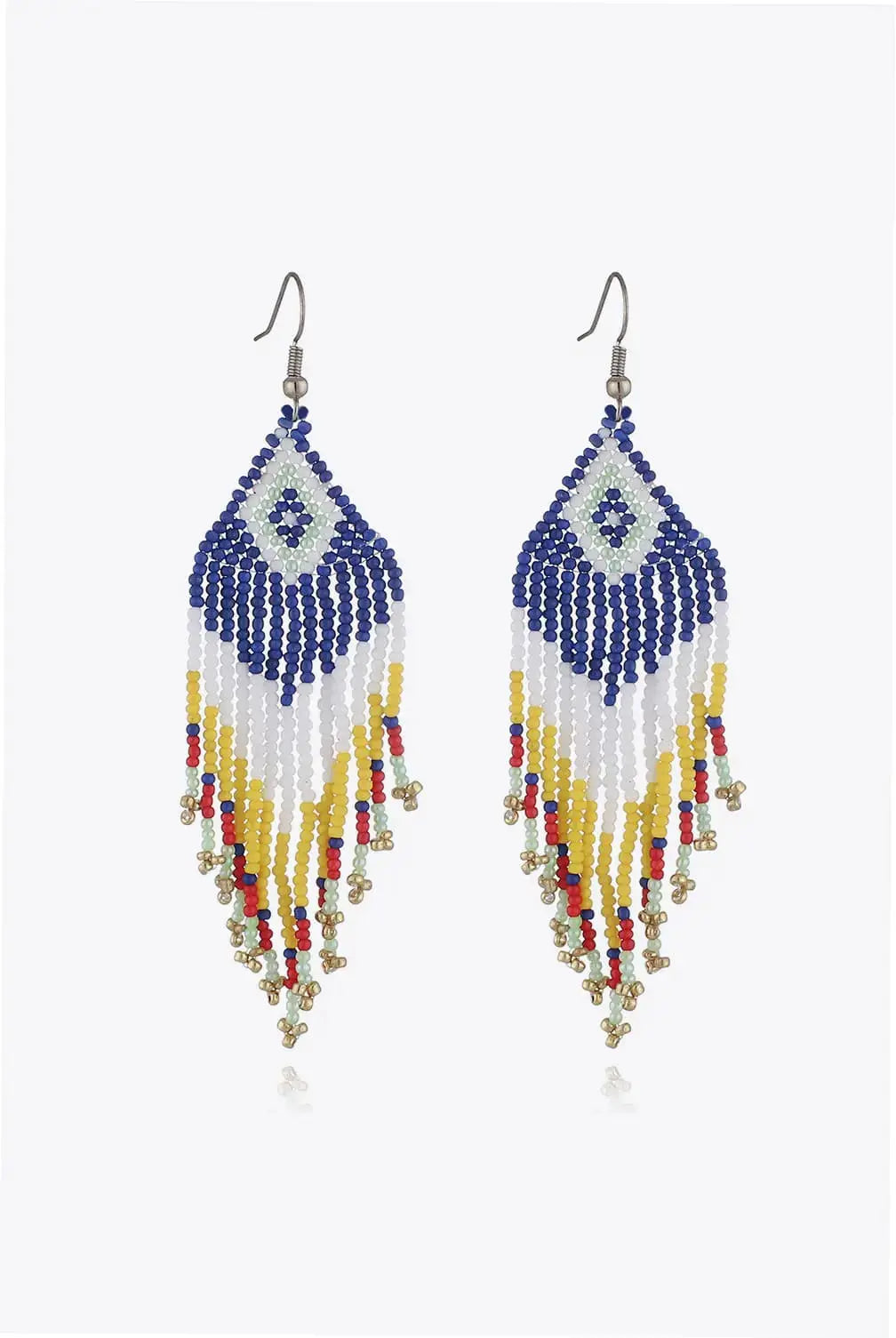 Lovcia Beaded Dangle Earrings-Earrings-Style A-One Size-Style A