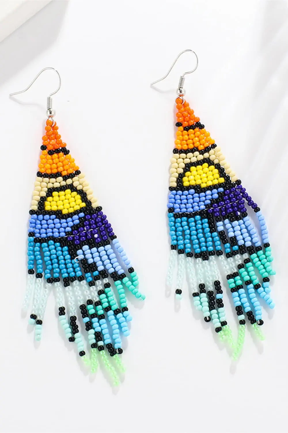 Lovcia Beaded Dangle Earrings-Earrings-Style A-One Size-Style A