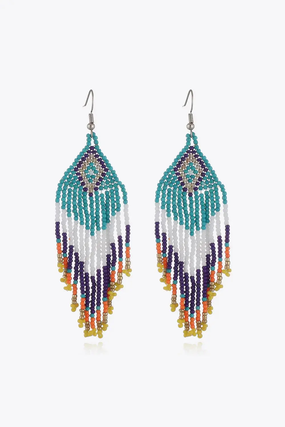 Lovcia Beaded Dangle Earrings-Earrings-Style D-One Size-Style D