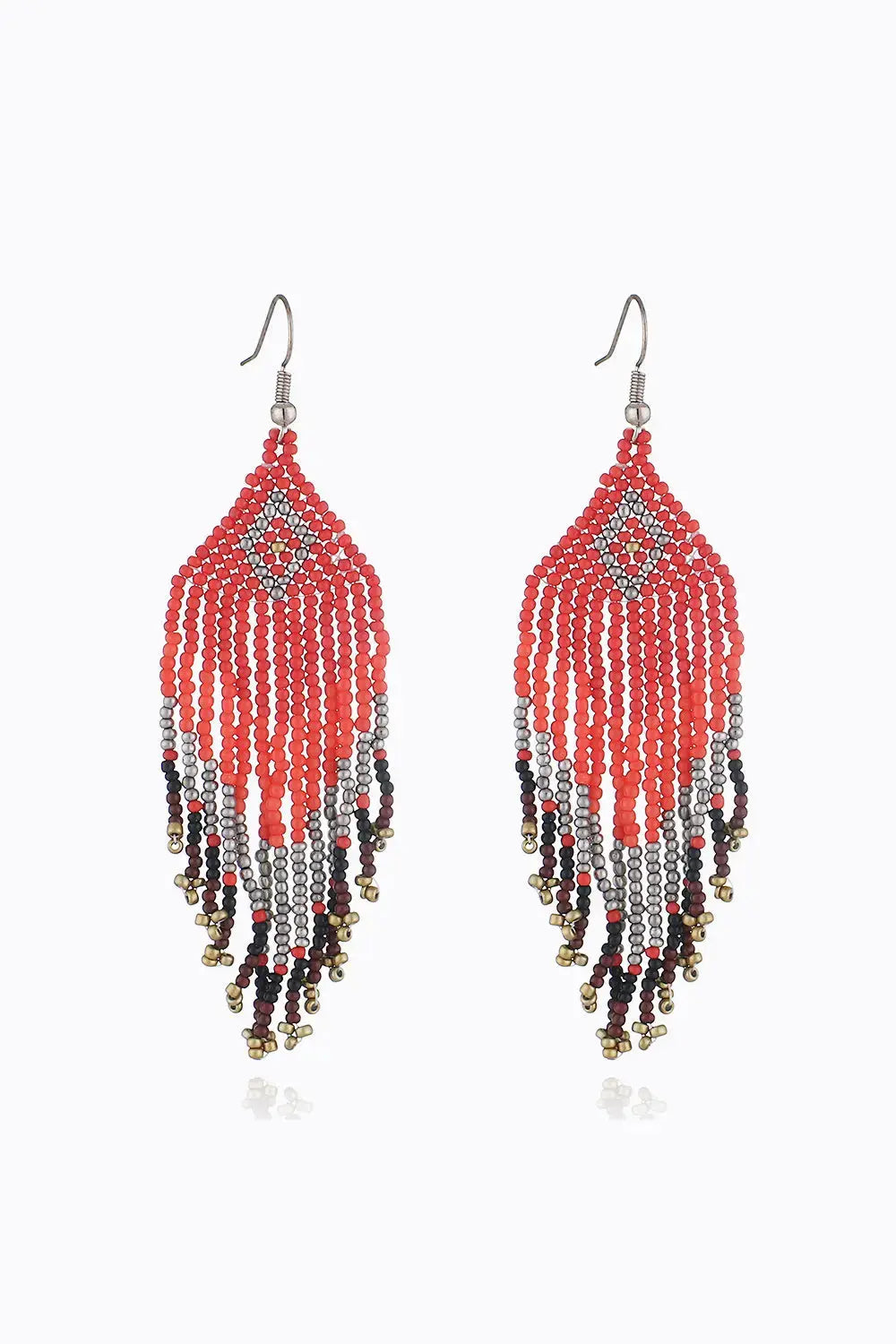 Lovcia Beaded Dangle Earrings-Earrings-Style G-One Size-Style G