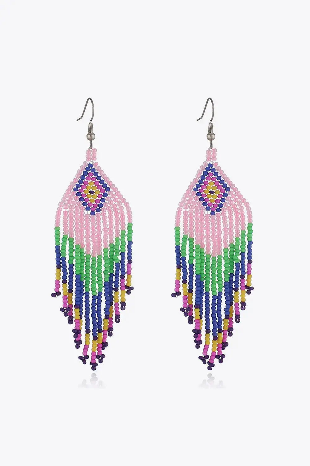 Lovcia Beaded Dangle Earrings-Earrings-Style I-One Size-Style I