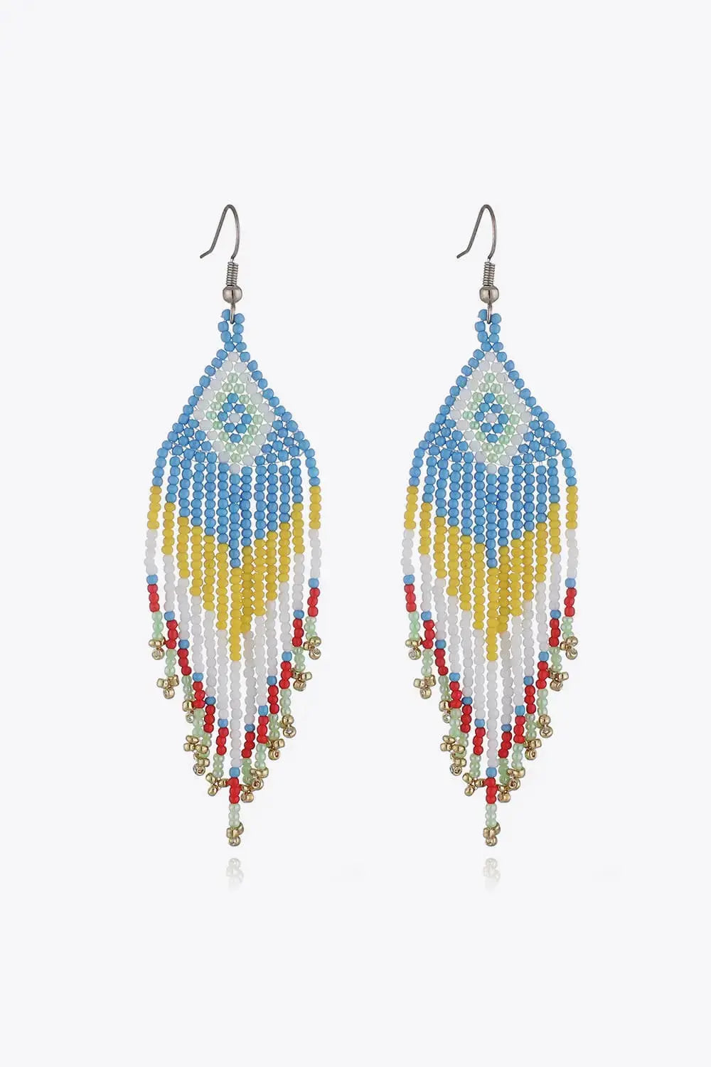 Lovcia Beaded Dangle Earrings-Earrings-Style J-One Size-Style J