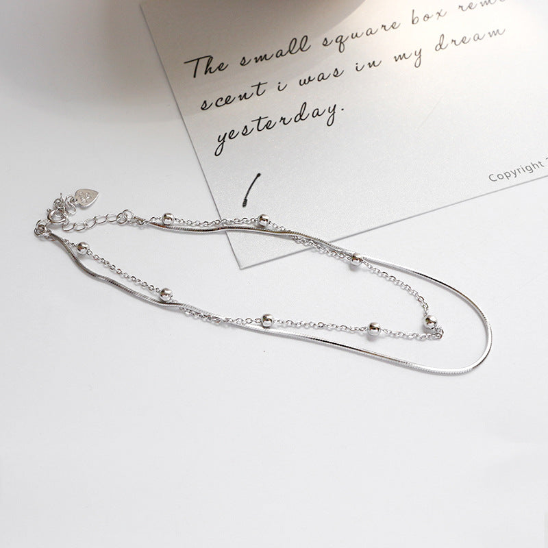 Lovcia Beads 925 Sterling Silver Adjustable Chain Bracelet-Bracelets-
