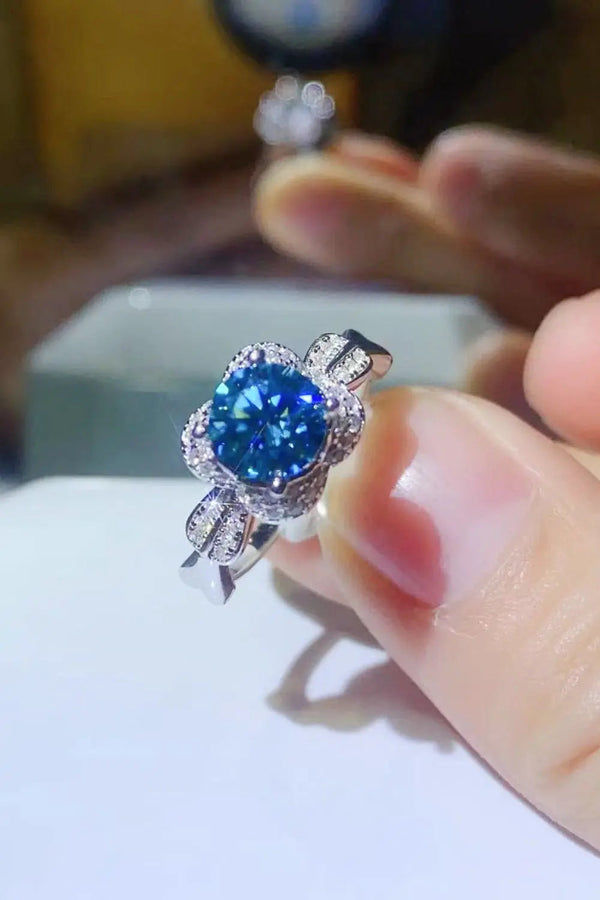 Lovcia Better Love Next Time 1 Carat Moissanite Ring-Rings-Sky Blue-5-Sky Blue
