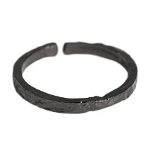 Lovcia Black Gold 925 Sterling Silver Adjustable Ring-Rings-S351-2Mm-