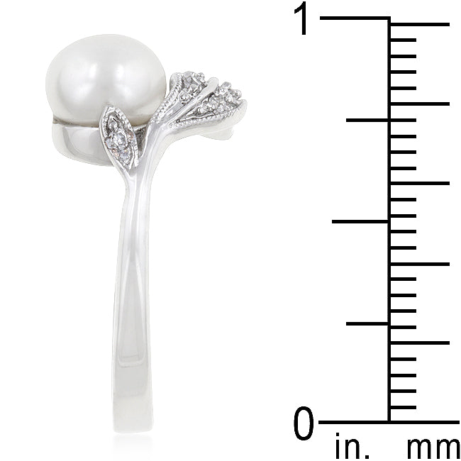 Lovcia Blossom Breeze Floral Pearl Ring-Rings-5-5
