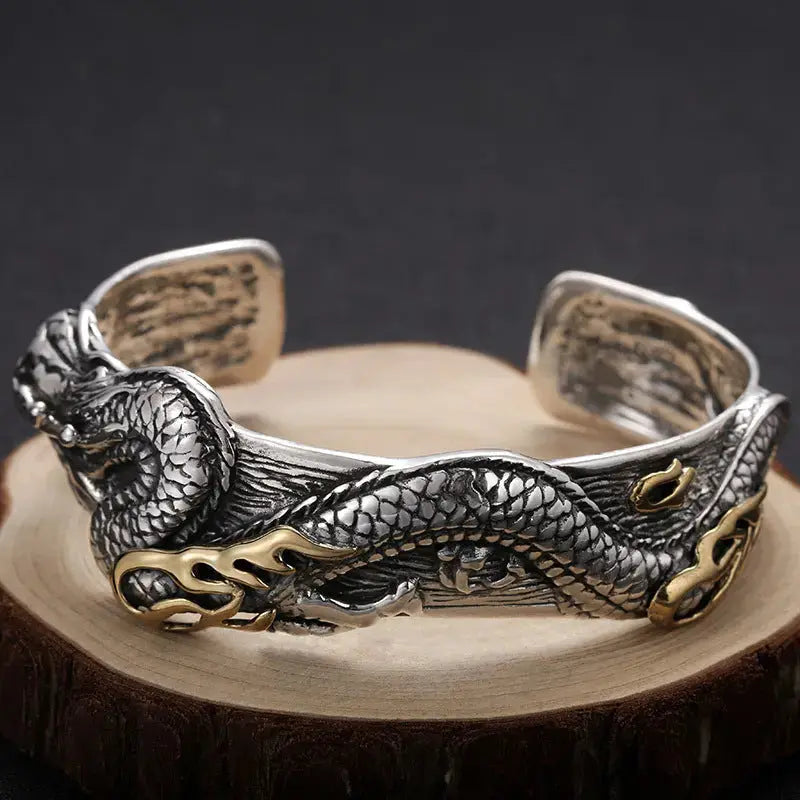 Lovcia Bold and Stylish Marcasite Retro Classic Domineering Bracelet - Unisex Fashion Statement-Bracelets-925silver-Open one size fits all-925silver