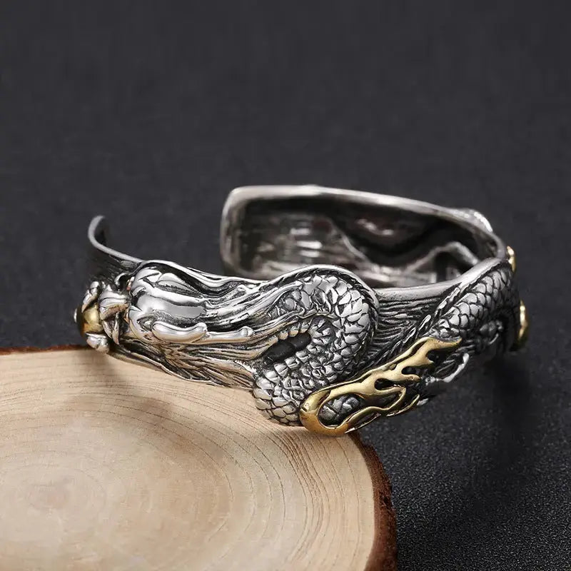 Lovcia Bold and Stylish Marcasite Retro Classic Domineering Bracelet - Unisex Fashion Statement-Bracelets-925silver-Open one size fits all-925silver