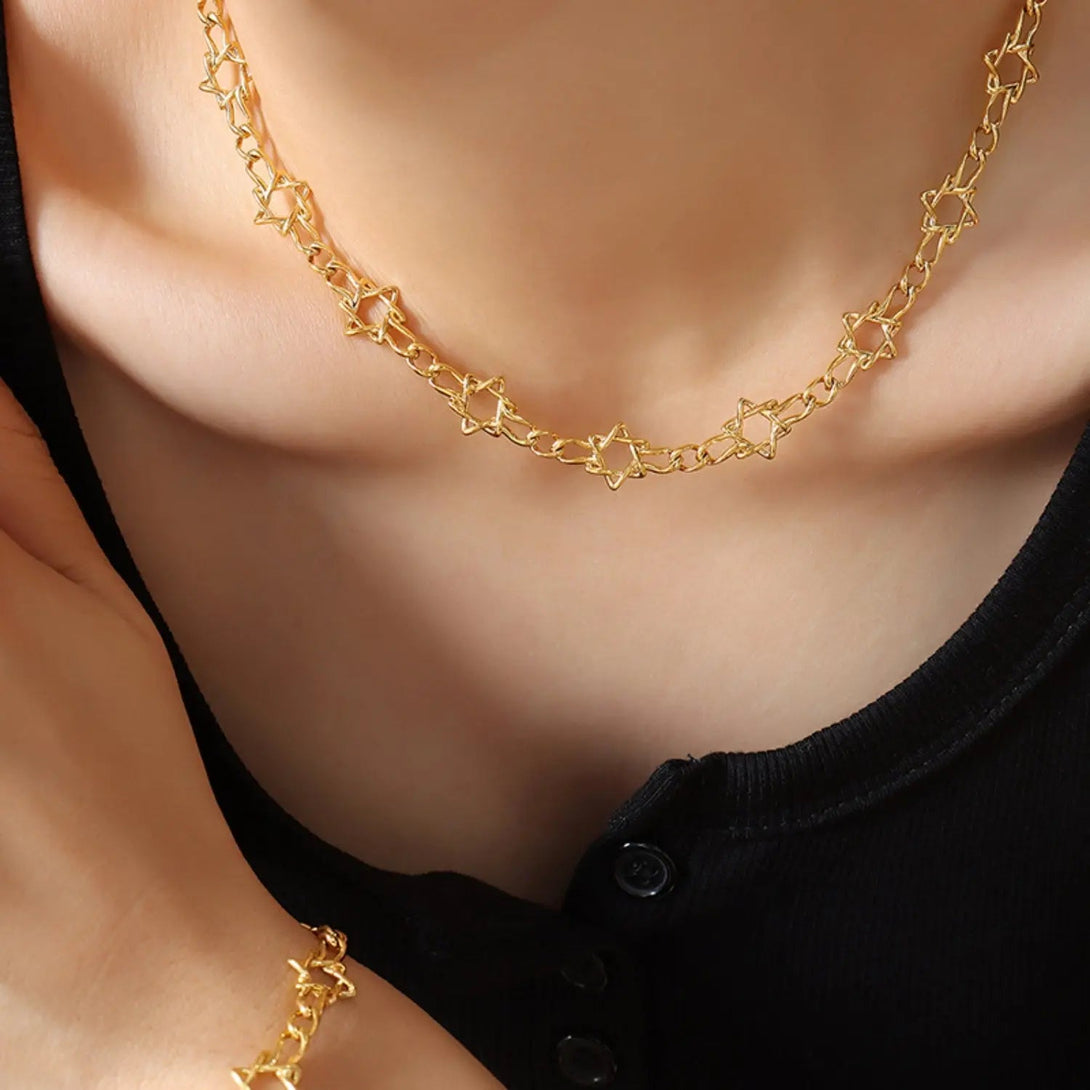 Lovcia Brass Titanium Steel Necklace-Necklaces-Style B-One Size-Style B