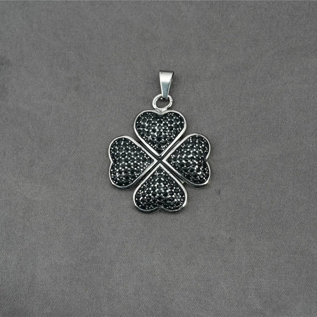 Lovcia Charming Floral Rhinestone Pendant - Elevate Your Fashion OL Style-Charms & Pendants-Large Pendant-Large Pendant