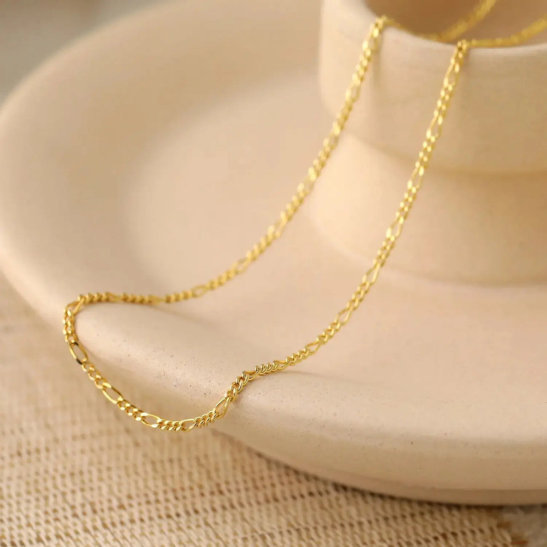 Lovcia Choker Asymmetric Chain 925 Sterling Silver Adjustable Necklace-Necklaces-Rhodium-Rhodium