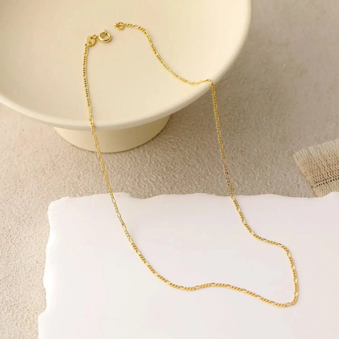 Lovcia Choker Asymmetric Chain 925 Sterling Silver Adjustable Necklace-Necklaces-Rhodium-Rhodium