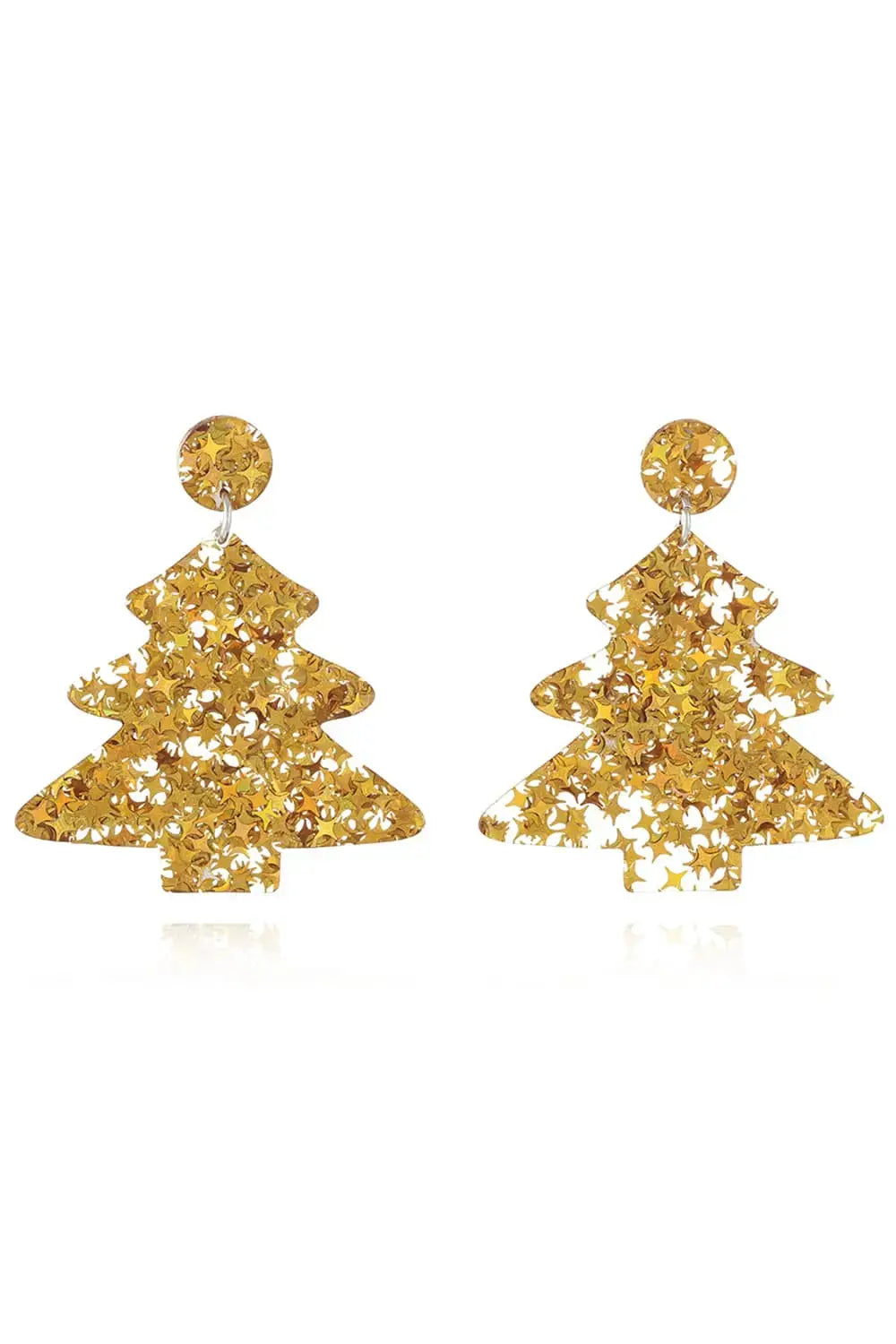 Lovcia Christmas Tree Acrylic Earrings-Earrings-Gold/Style B-One Size-Gold/Style B
