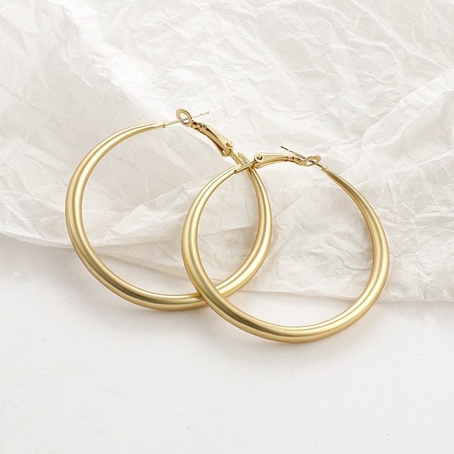 Lovcia Classic and Trendy Hoops Knots and More Versatile Gold Plated Earrings Collection-Earrings-Gold-F-Gold