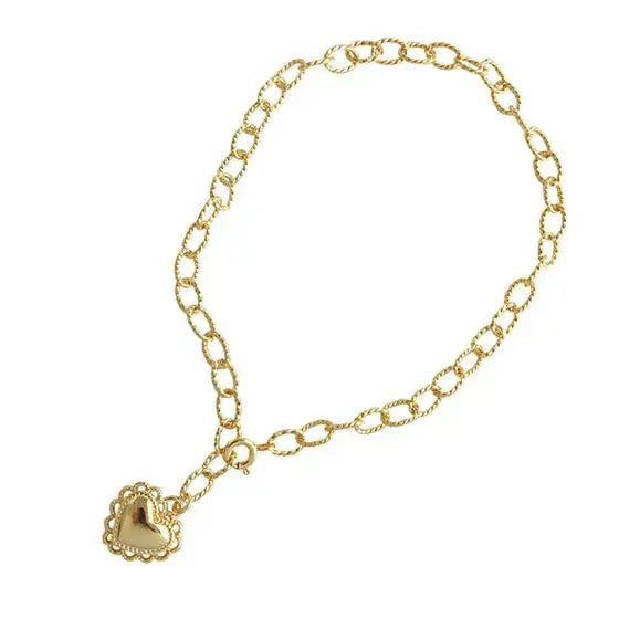 Lovcia Classic Heart Love 925 Sterling Silver Bracelet-Bracelets-Silver-Silver
