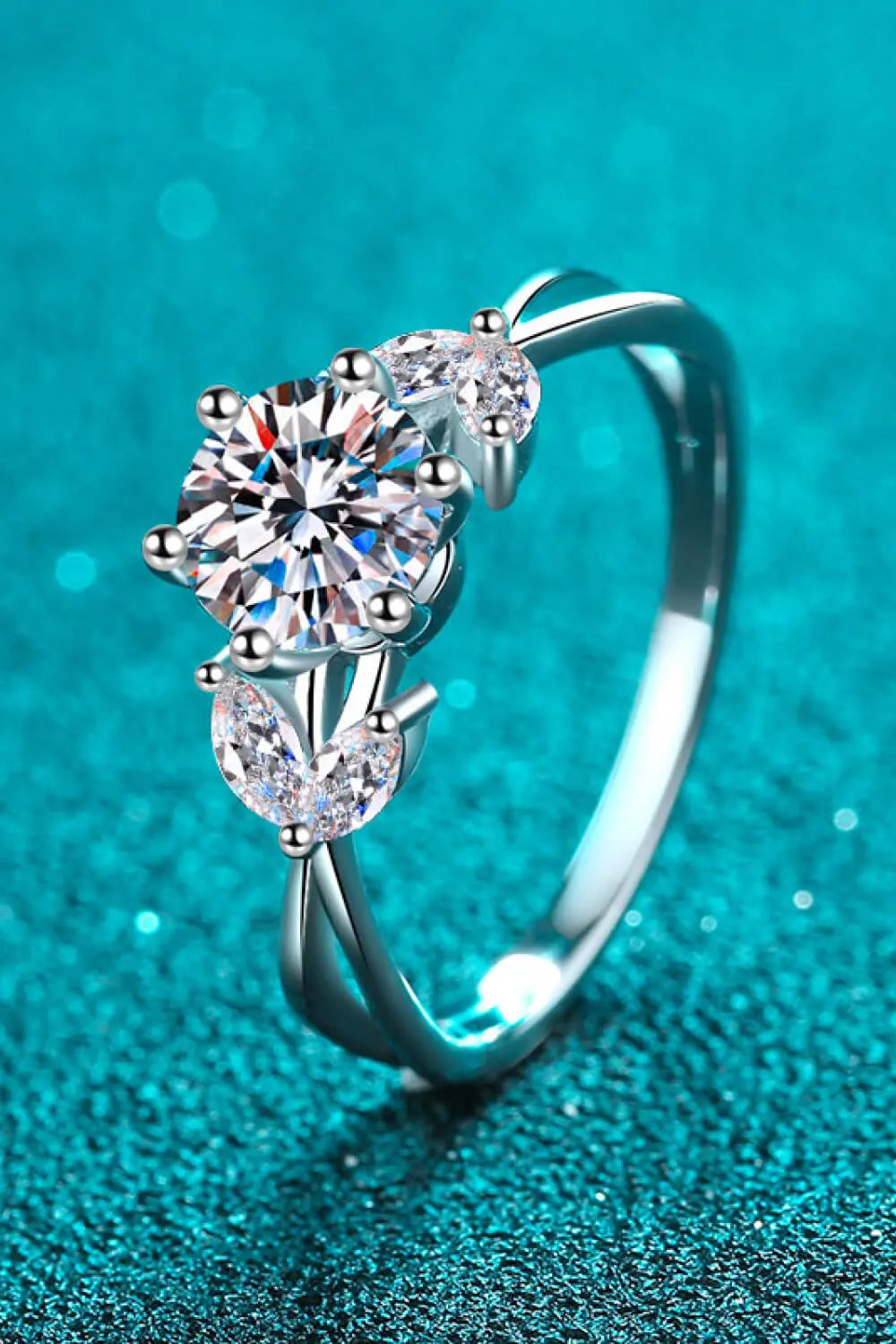 Lovcia Come With Me 1 Carat Moissanite Ring-Rings-Silver-5-Silver
