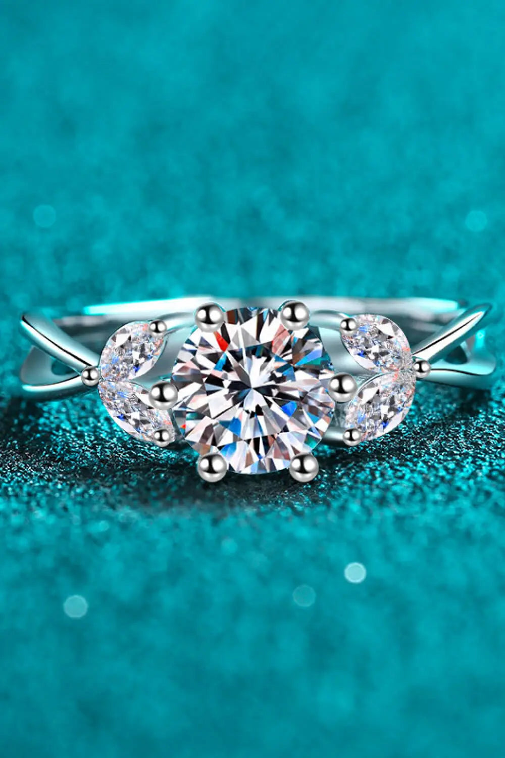 Lovcia Come With Me 1 Carat Moissanite Ring-Rings-Silver-5-Silver