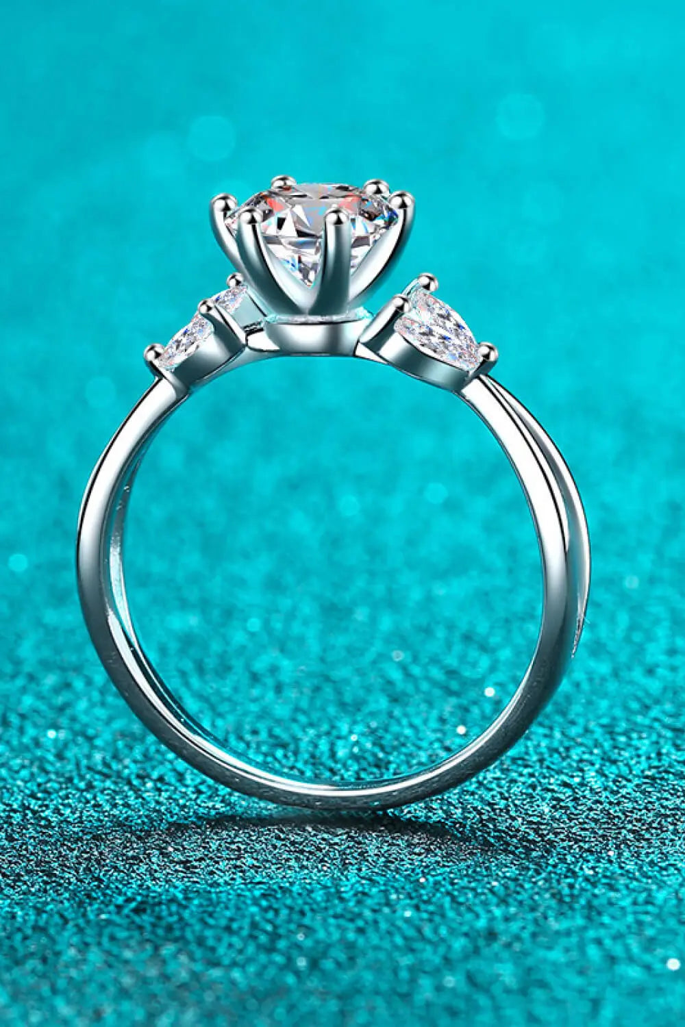 Lovcia Come With Me 1 Carat Moissanite Ring-Rings-Silver-5-Silver