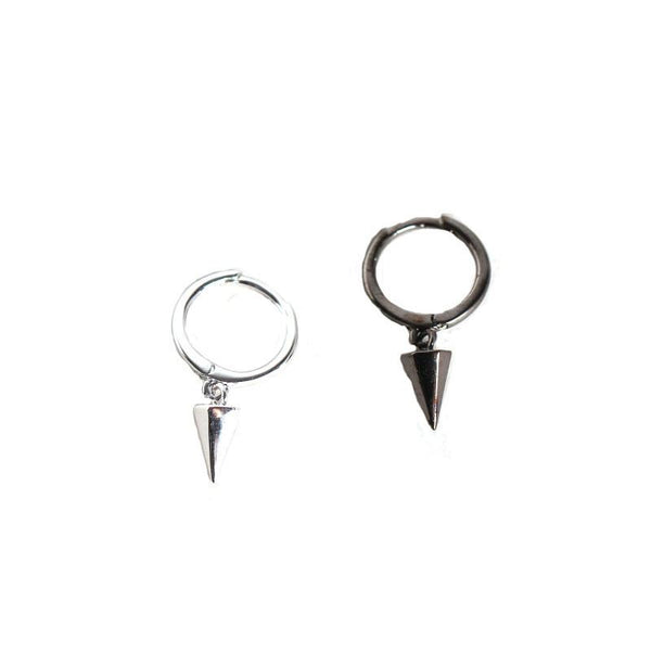 Lovcia Conic Geometry 925 Silver Hoop Earrings Gold-Earrings-Yellow Gold-