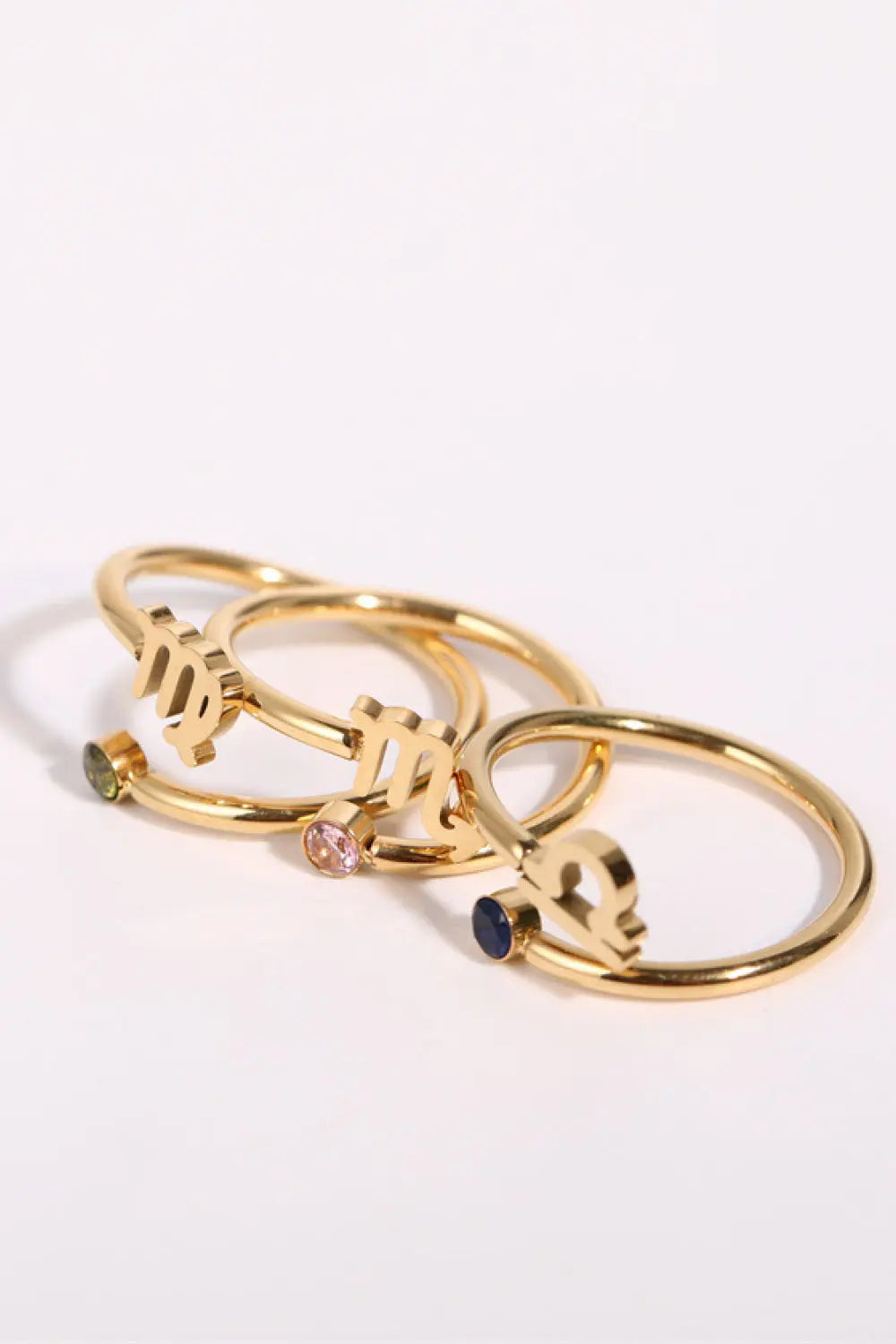 Lovcia Constellation Stainless Steel Bypass Ring-Rings-Aguarius-One Size-Aguarius
