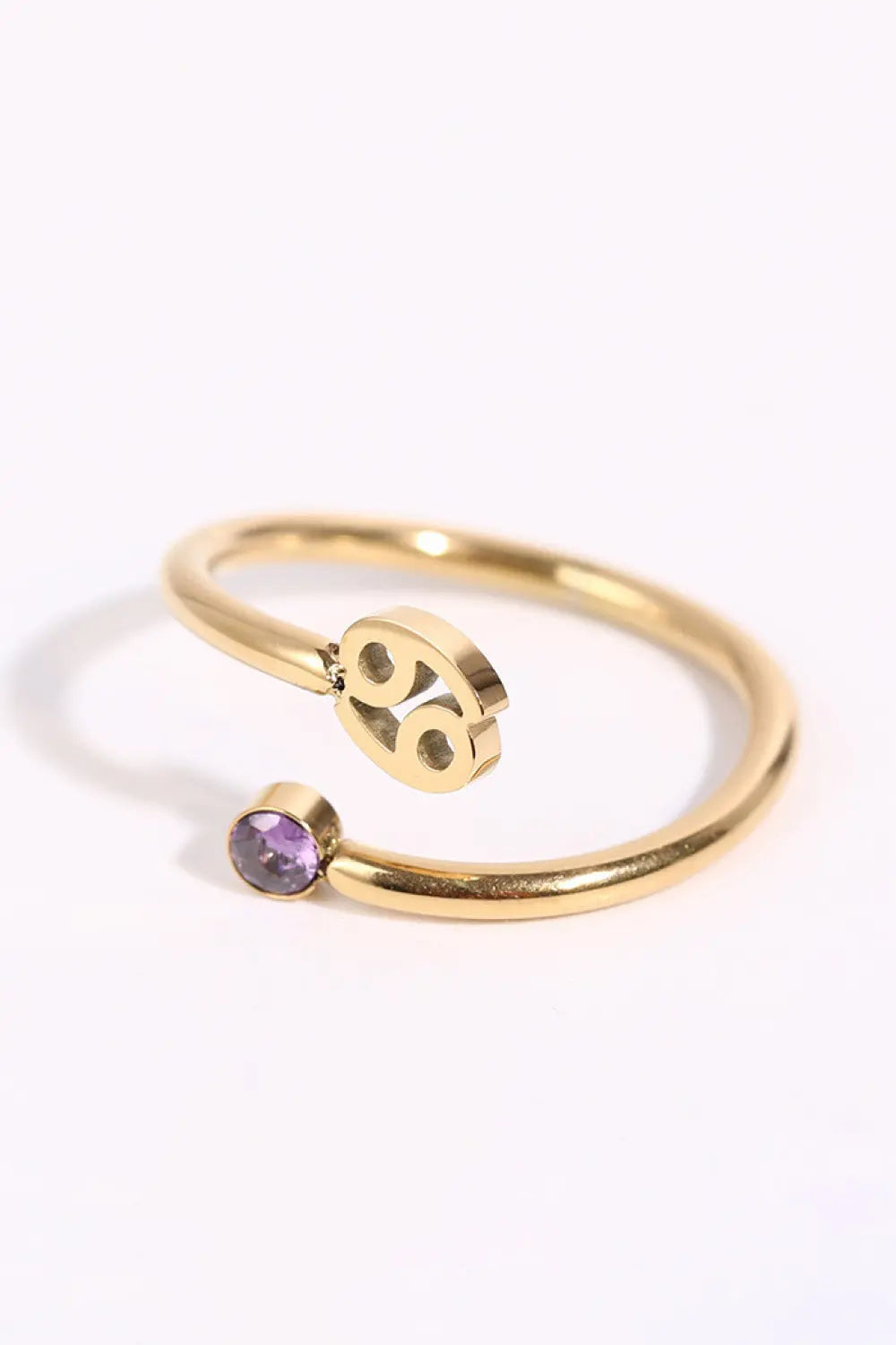 Lovcia Constellation Stainless Steel Bypass Ring-Rings-Cancer-One Size-Cancer