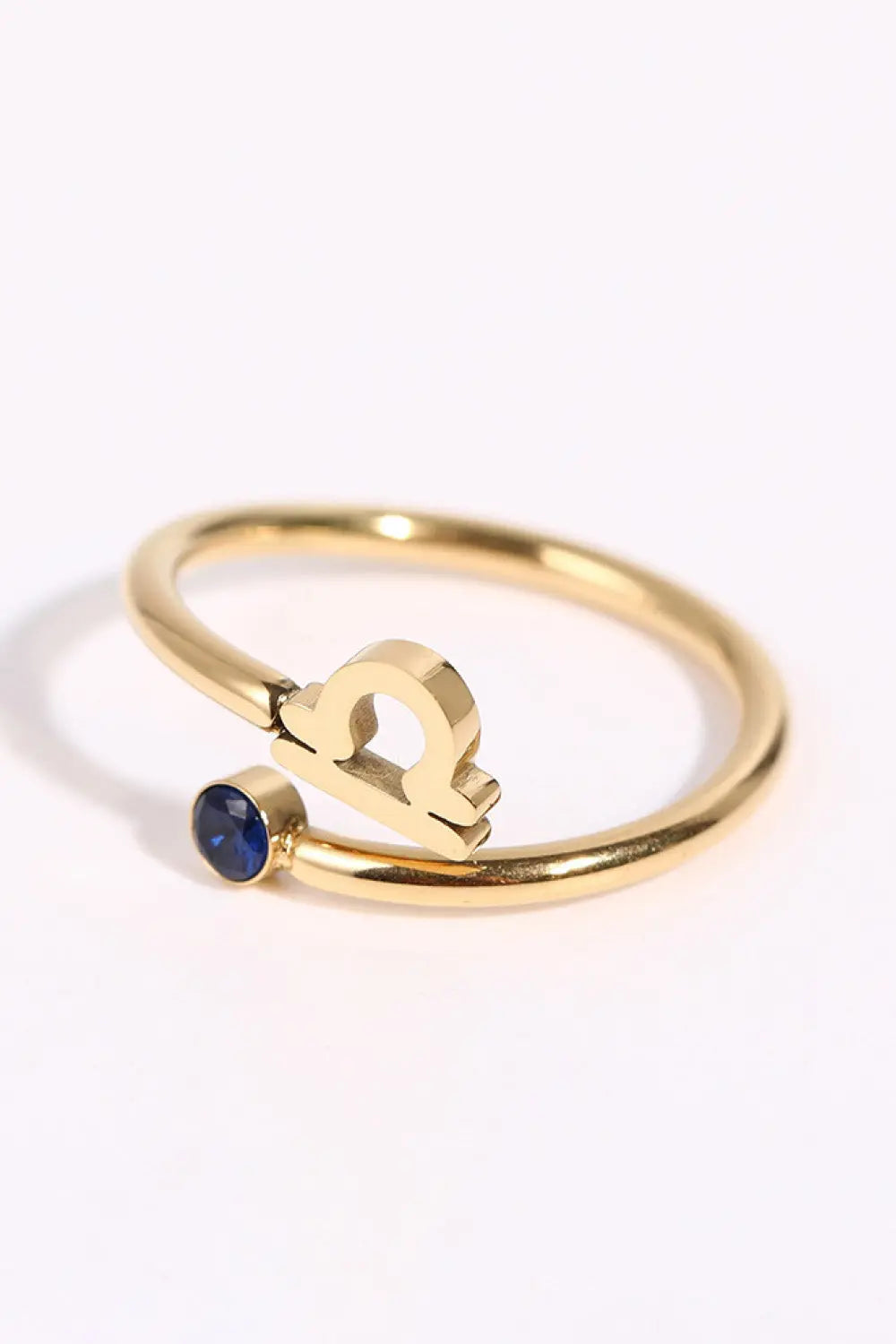 Lovcia Constellation Stainless Steel Bypass Ring-Rings-Libra-One Size-Libra