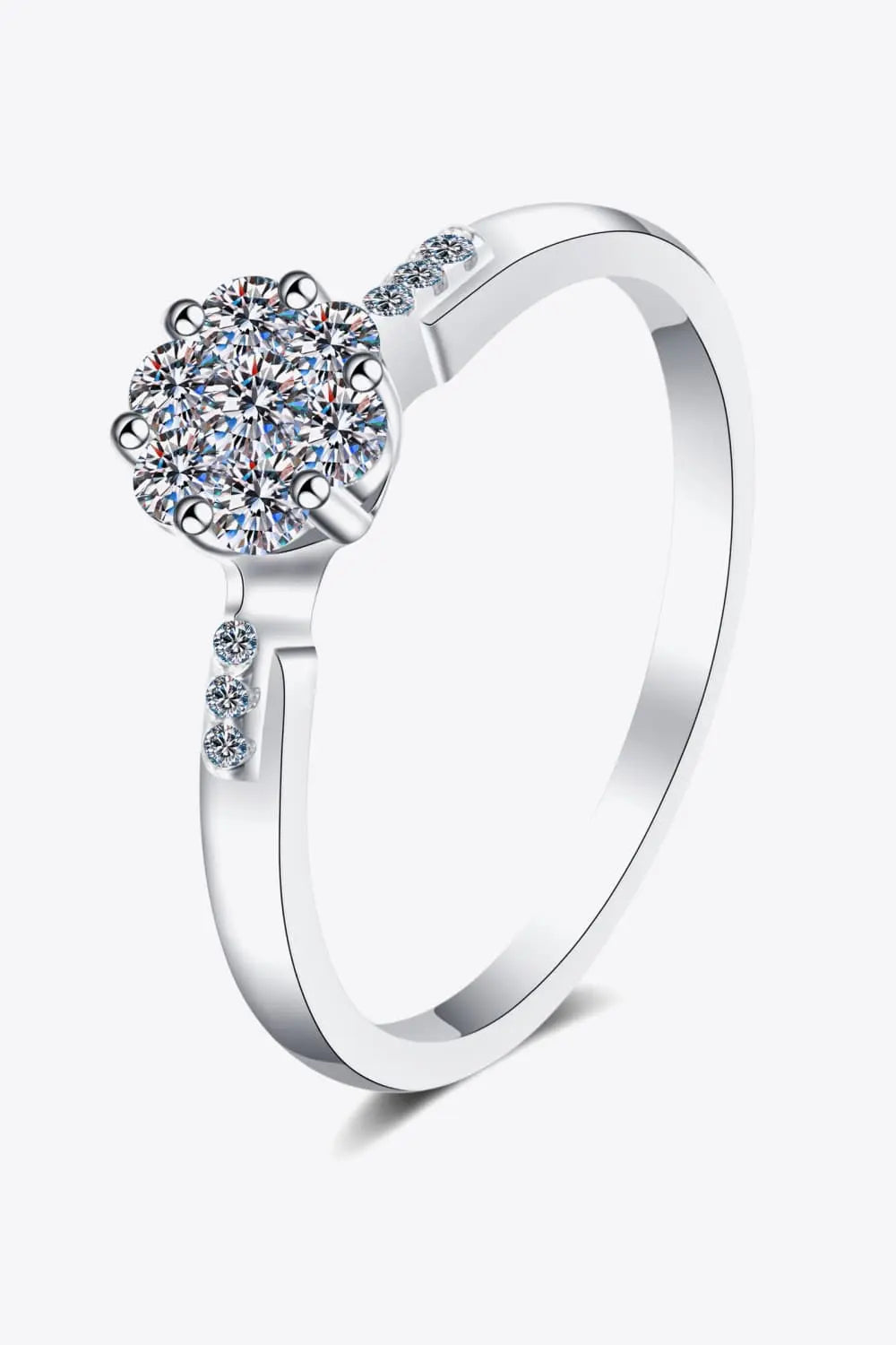 Lovcia Create Your Dream Life Moissanite Ring-Rings-Silver-5-Silver
