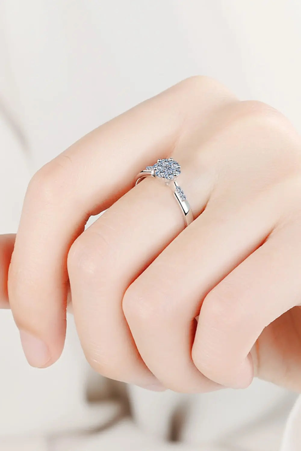 Lovcia Create Your Dream Life Moissanite Ring-Rings-Silver-5-Silver