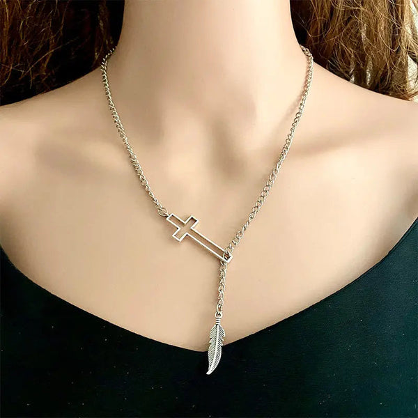 Lovcia Cross Chain Necklace-Necklaces-Style A-One Size-Style A