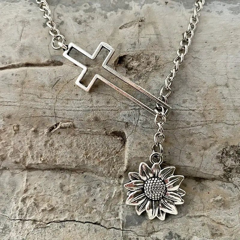 Lovcia Cross Chain Necklace-Necklaces-Style A-One Size-Style A