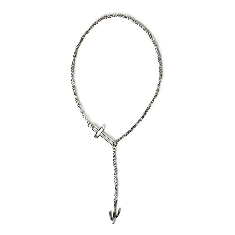 Lovcia Cross Chain Necklace-Necklaces-Style A-One Size-Style A